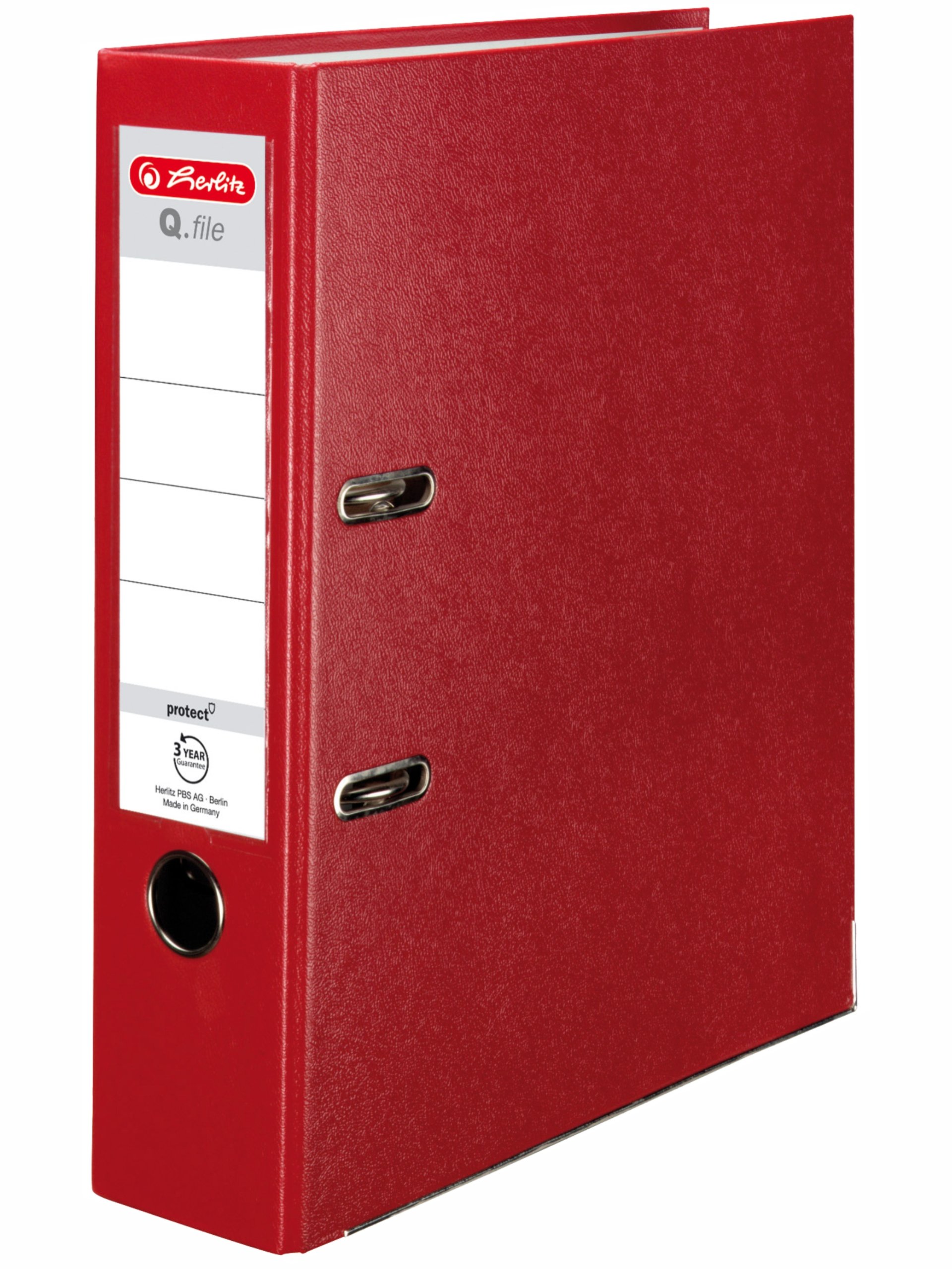 

Segregator Herlitz A4 80mm 8cm Q.file czerwony
