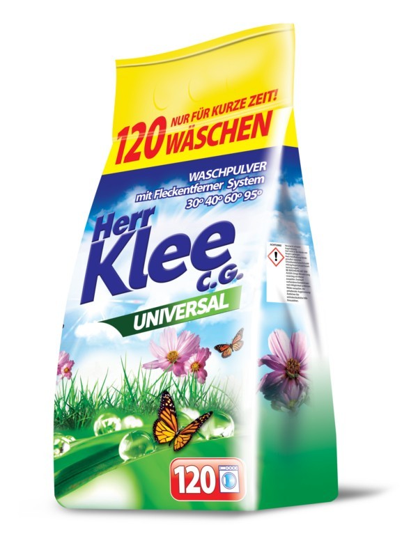 Levně Klee Universal prací prášek 10kg/120praní