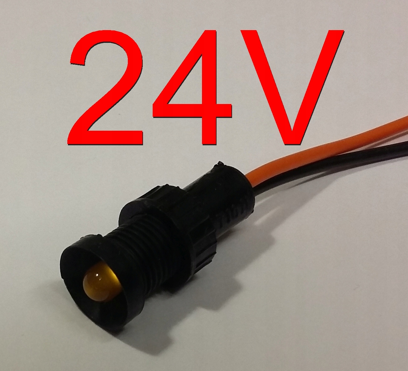 Kontrolka Led migająca pomarańczowa 24V DC