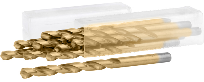 WIERTŁO DO METALU FI 2.2 MM TYTANOWE TYTAN 10 SZT Zastosowanie inne do blach do metalu do plastiku do żeliwa