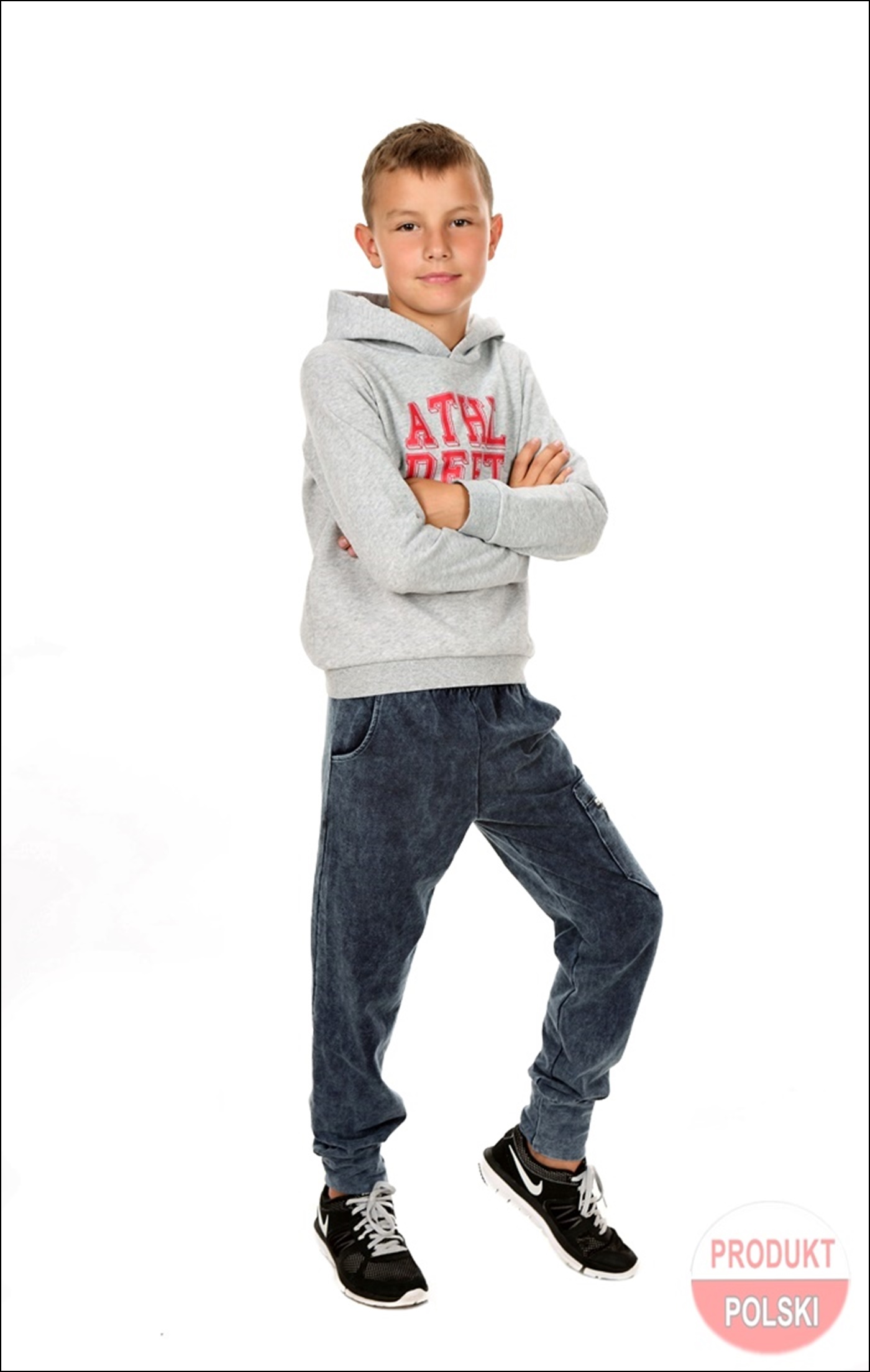 JOGGERY MODNE SPODNIE DRESOWE CHŁOPIEC 152 cm MOKO Płeć Chłopcy