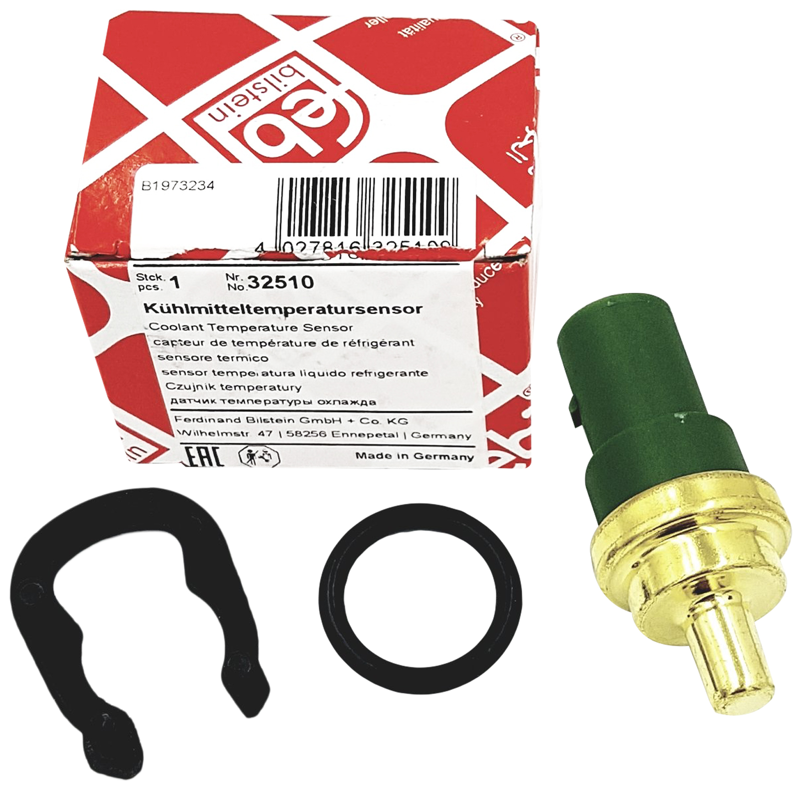 

Czujnik Temperatury Wody Audi Skoda Zielony 4 Piny