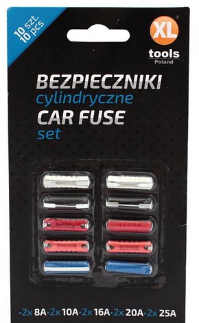 

Bezpieczniki Cylindryczne 10 Zestaw Bezpieczników