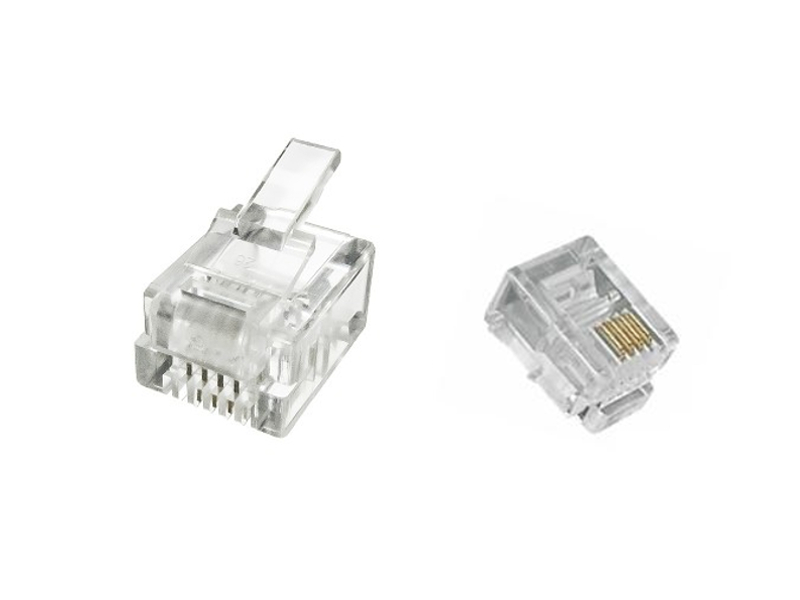 

Wtyk modularny RJ11 6p4c 10 sztuk