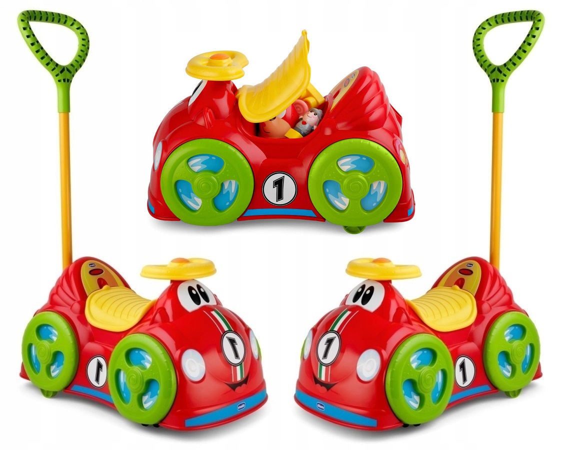 Chicco All Around 2w1 kolorowy pchacz z rączką