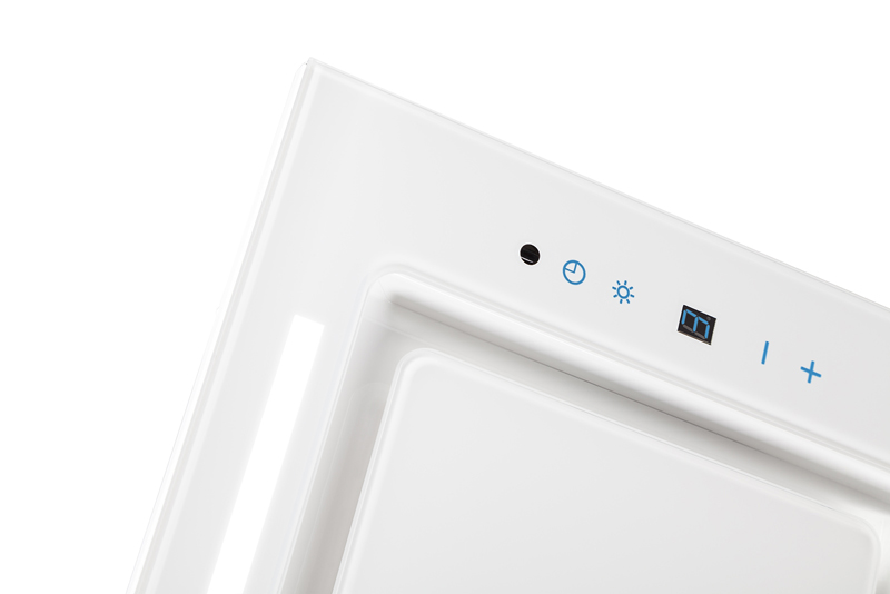 OKAP KUCHENNY TOFLESZ LINEA GLASS 60CM PASEK LED!! Model Toflesz Linea Glass Biały