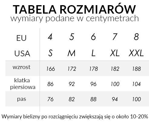 Getry Męskie Termoaktywne Bielizna A4 M czarny Rodzaj spodnie