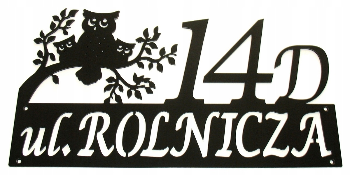 Tablica adresowa numer domu z grafiką motyw 033 Kod producenta 033