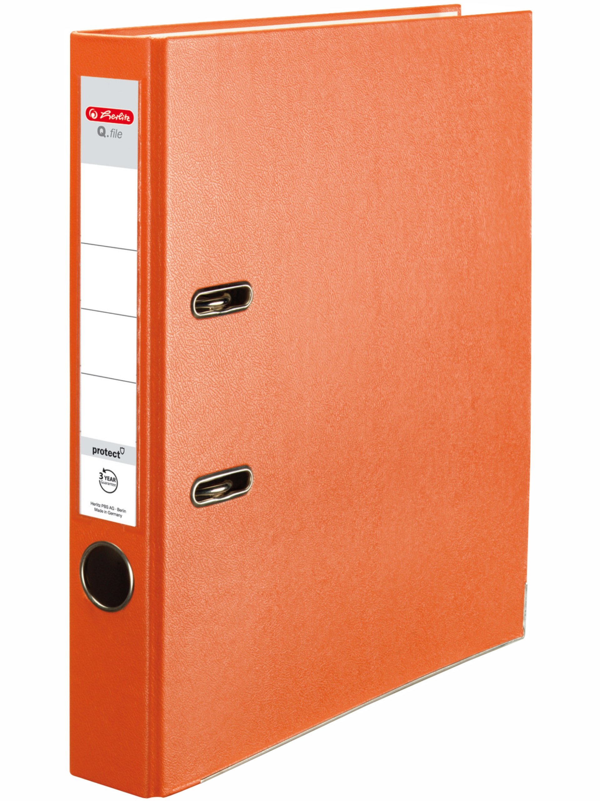 

Segregator Herlitz A4 50mm 5cm Q.file pomarańczowy