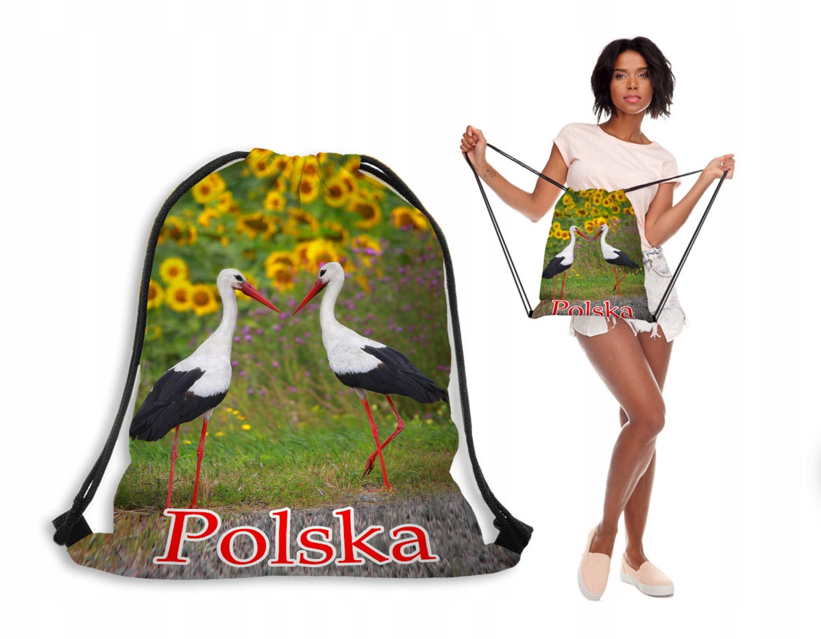 

Worek Plecak Zwierzęta B 85 Ptak Bociany Rodzina