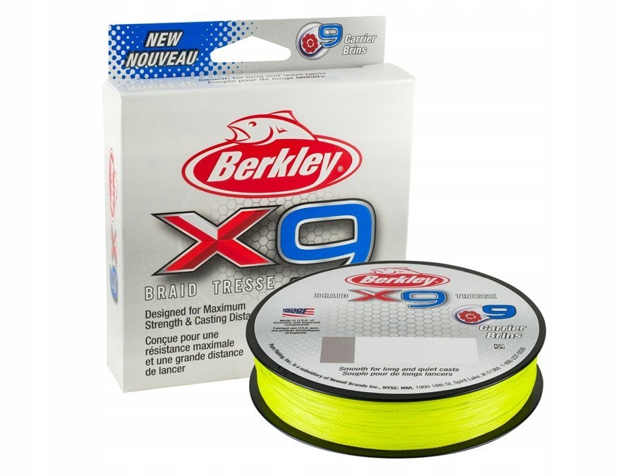 

2019 !! Berkley X9 Fluoro Flame Green 150M 0,17MM