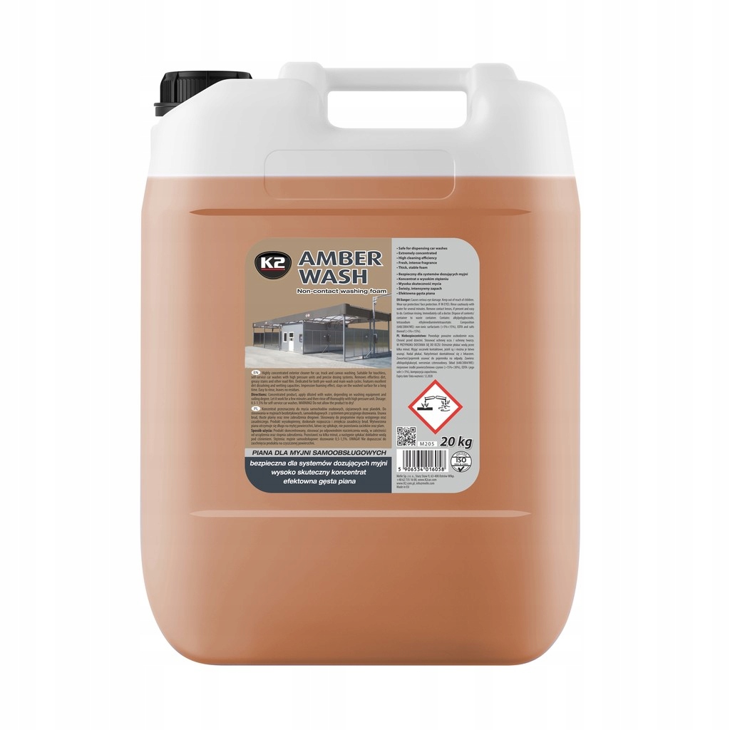 K2 Amber 20KG šampón pre samoobslužné umývačky