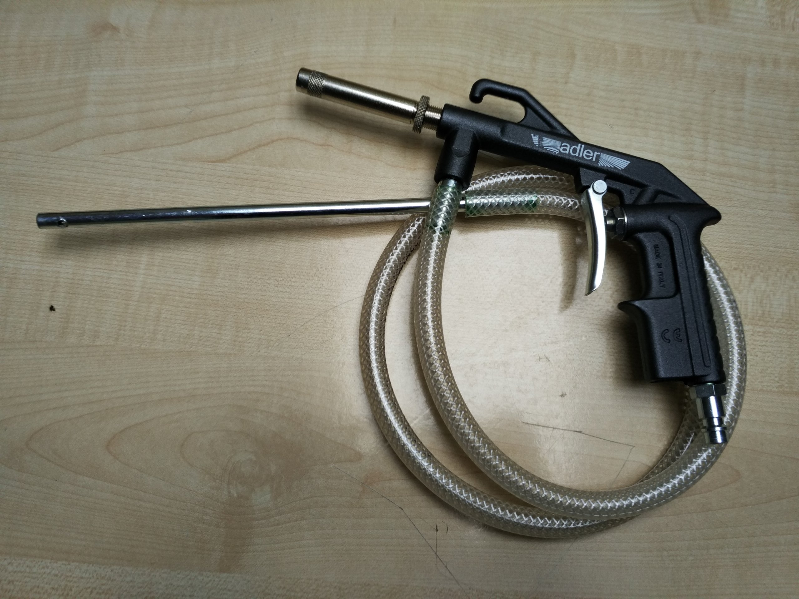 WŁOSKI PISTOLET DO PIASKOWANIA Z PRZEWODEM SSĄCYM Kod producenta 0206.2