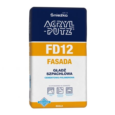 

Acryl-putz FD12 Fasada Gładź Szpachlowa 5KG