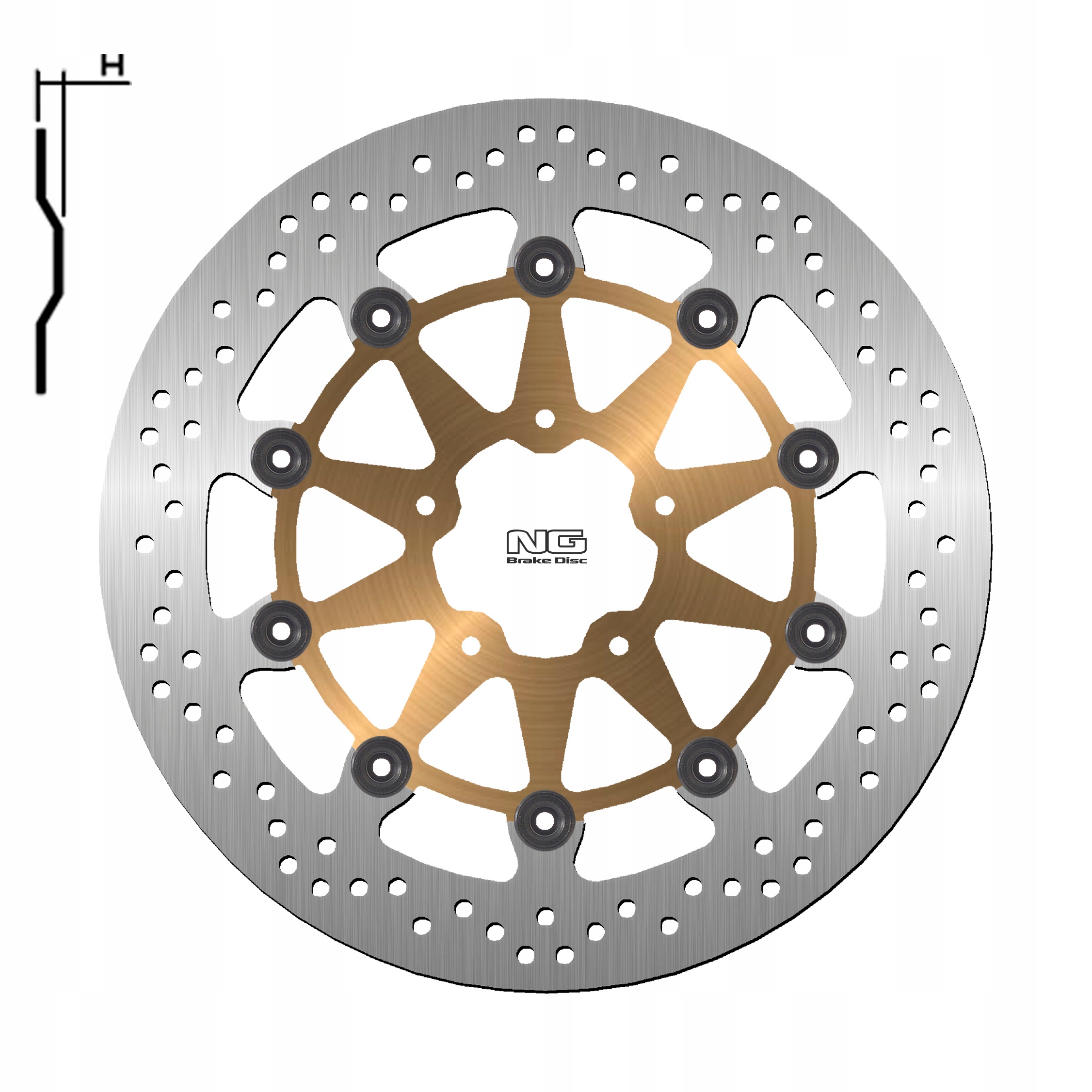 NG458 TARCZA HAMULCOWA SUZUKI GSX1300 HAYABUSA 99-