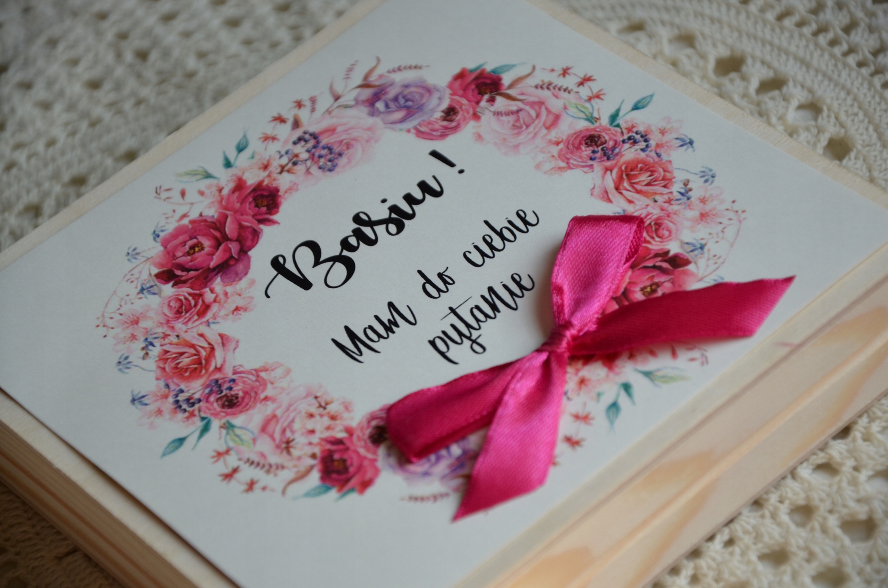 Zaproszenie ślubne dla świadków w pudełku Kod producenta 003