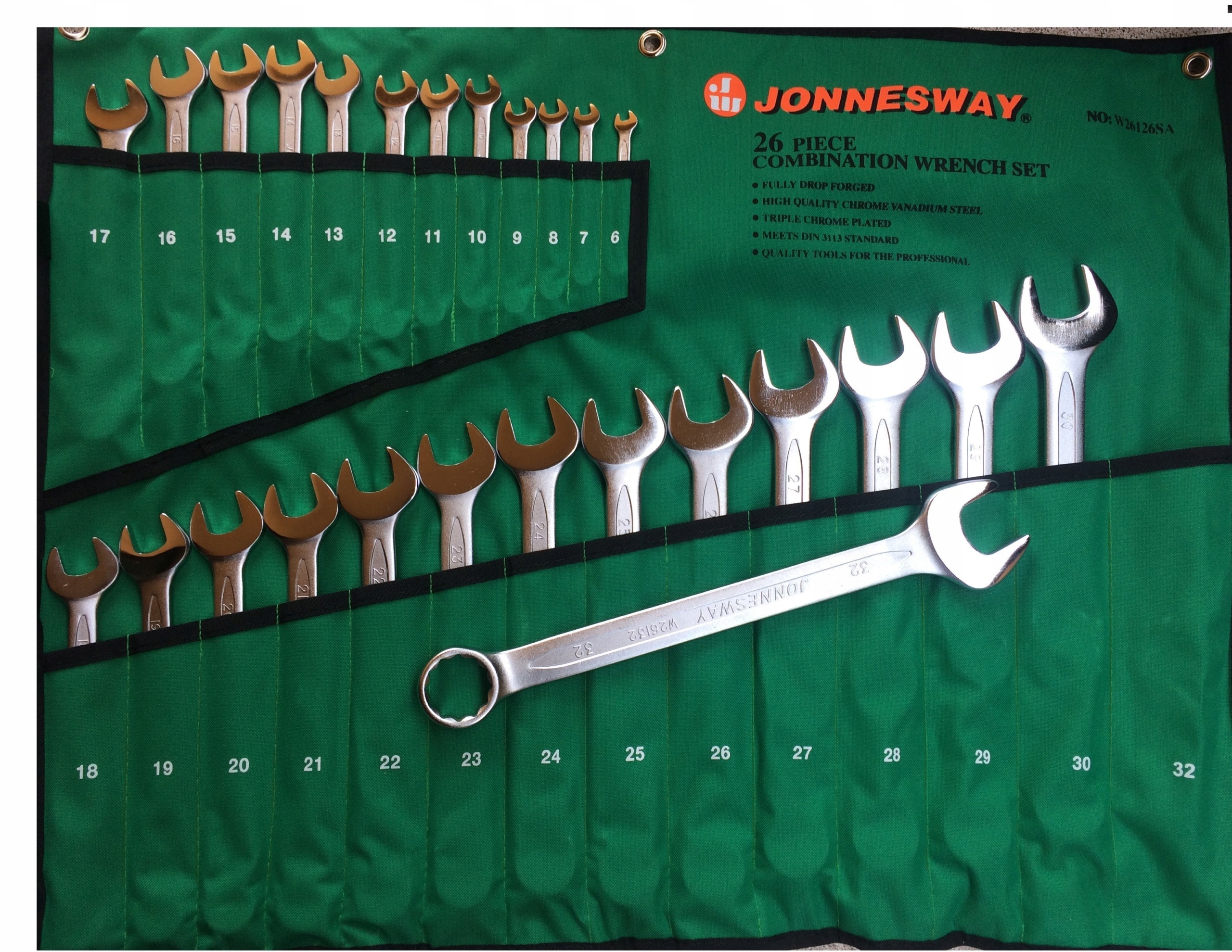 Jonnesway плоские ключи набор 26 шт 6-32