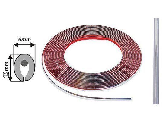 LISTWA LISTWY CHROM PROFILU U12 mm TAŚMA CHROMOWA Producent Jacky