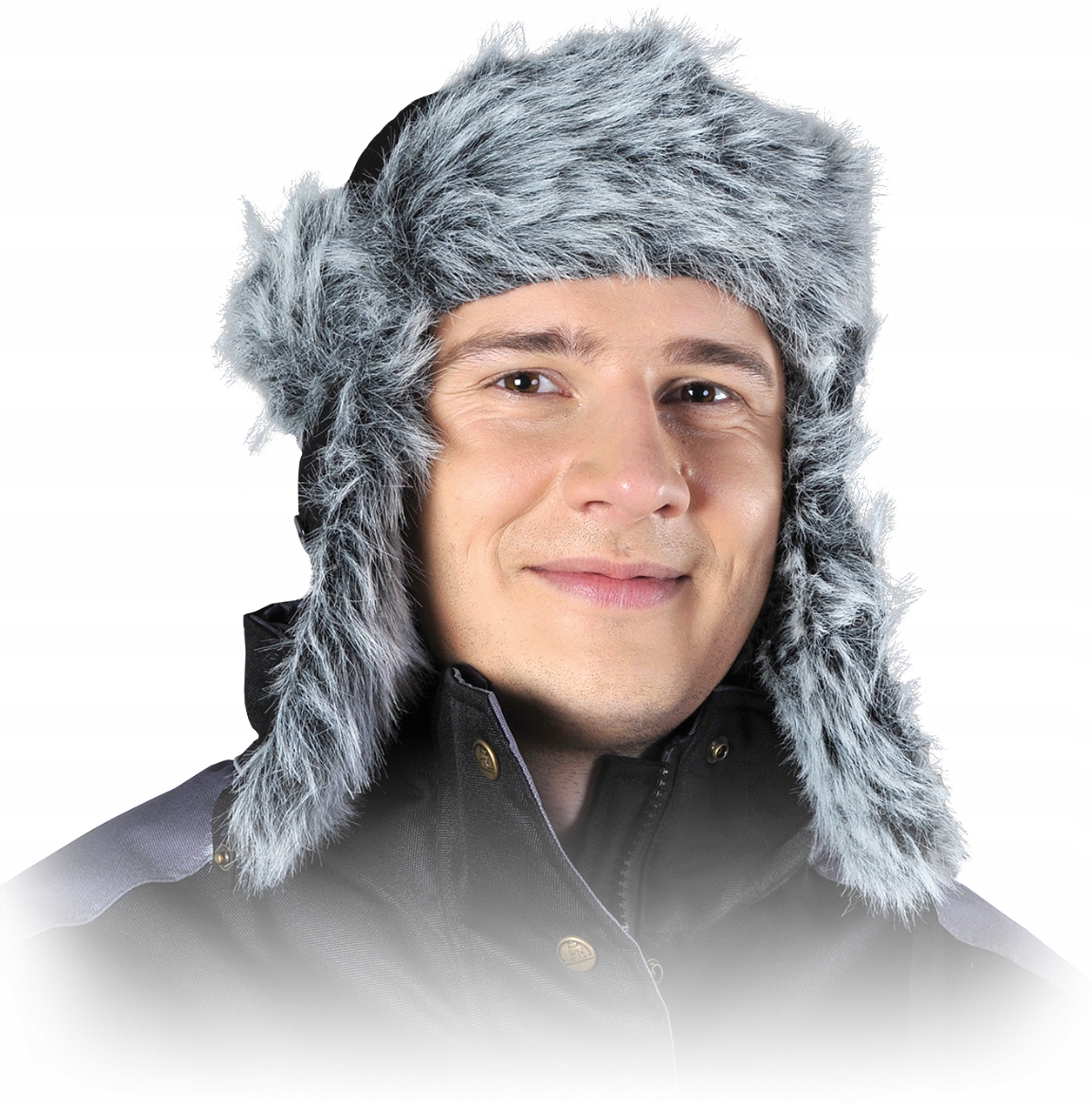 

Czapka zimowa uszatka uszanka męska roz.59