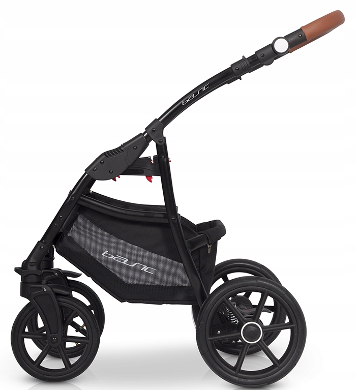 WÓZEK RIKO BASIC 2 KOLORY 3W1 FOTELIK DODATKI Rodzaj kół Pompowane