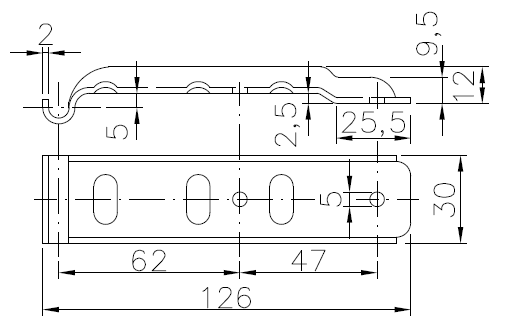 ZAMKNIĘCIE BURTY ZACZEP BURTOWY ZAMEK Z ZAPINACZEM Numer katalogowy części zb-01a