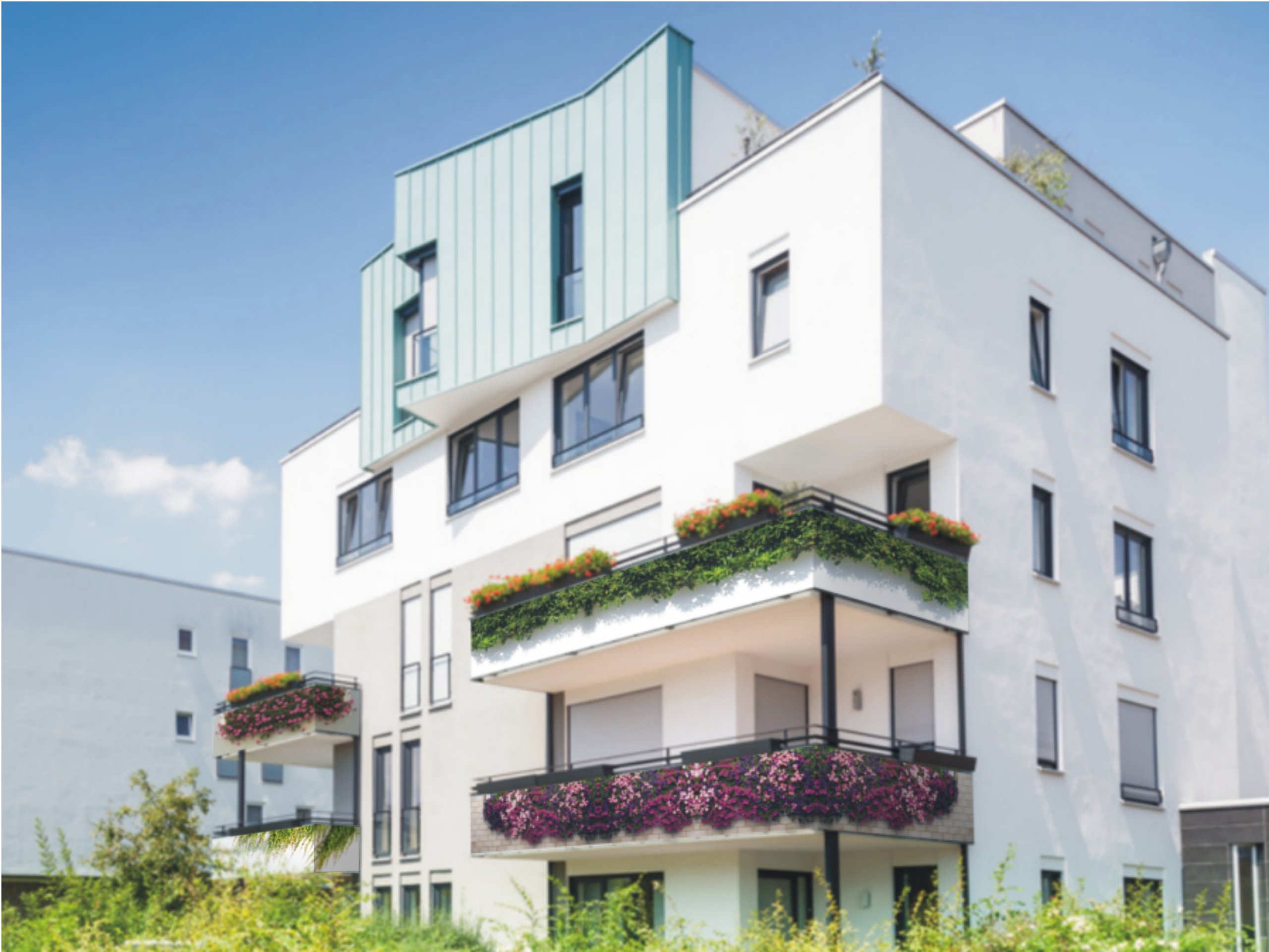 OSŁONY BALKONOWE wymiar nadruk RÓŻOWE PELARGONIE Długość 10 cm