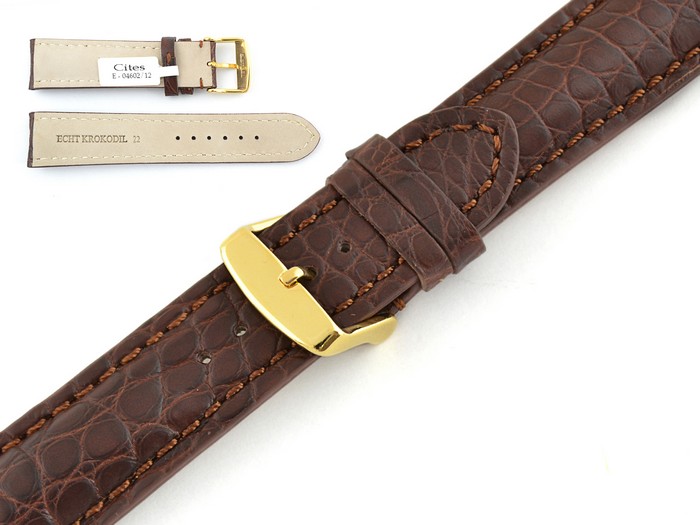 Tlustý Pásek Z Krokodýlí Kůže 18 Vzorů