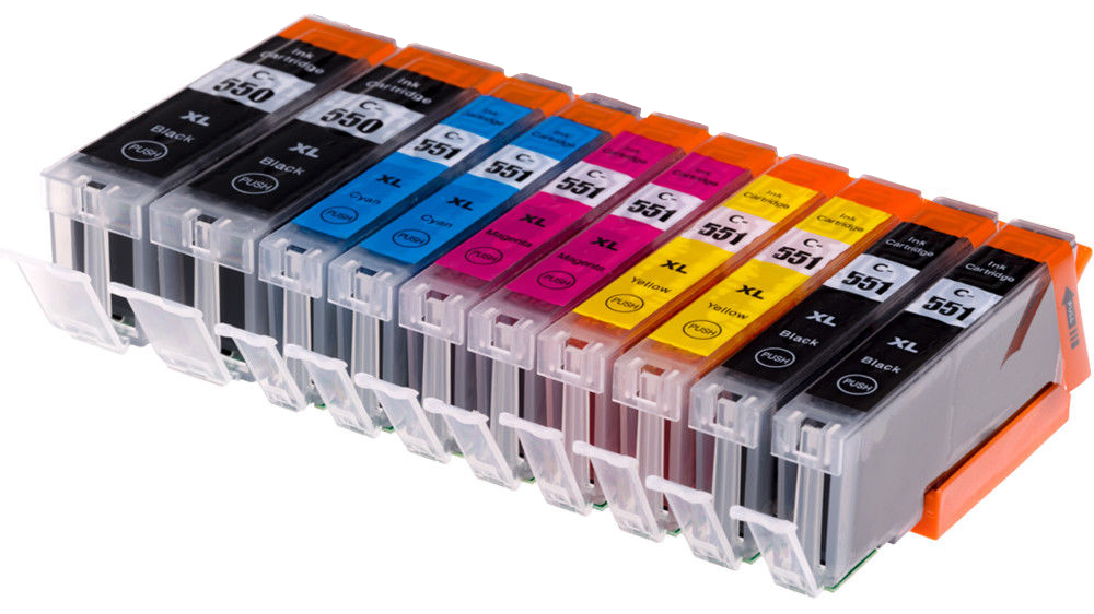 

10 Tusze XXL do Canon Pixma IP7250 MG5650 MG5550