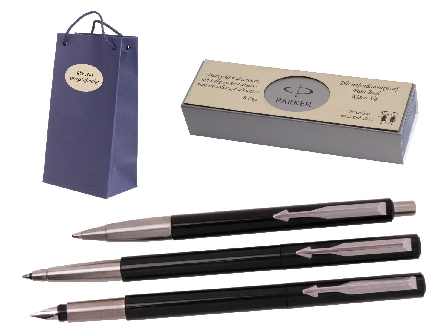 

Parker Vector trio pióro długopis kulka Grawer