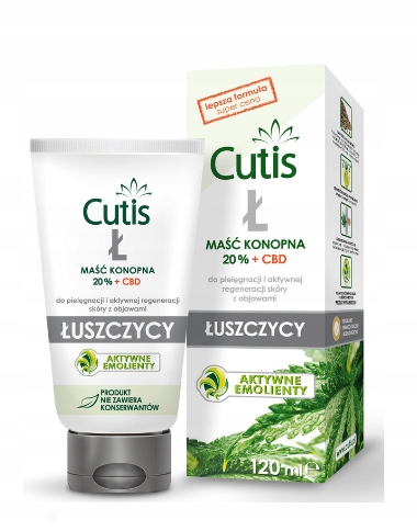 

Cutis Ł Łuszczyca Maść Konopna 20% Cbd 120 ml