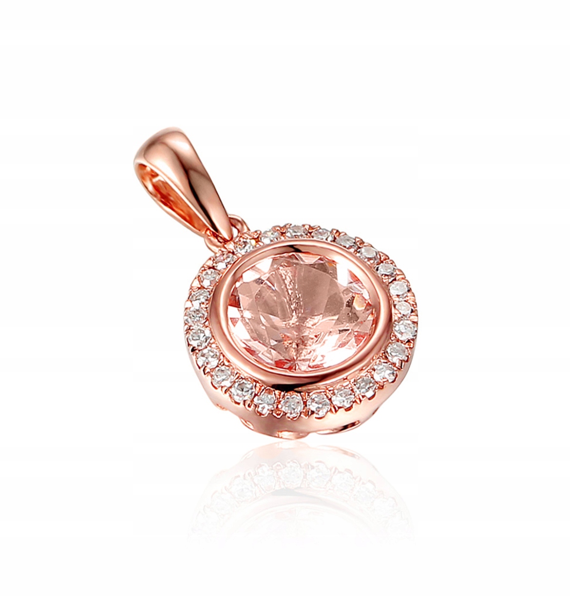 

Różowa Zawieszka Morganit Diamenty pr 585