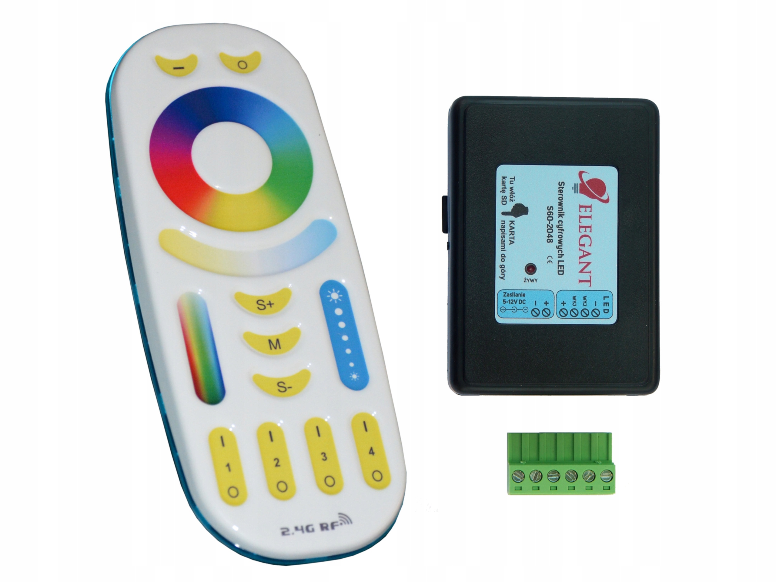 Zónový Ovládač S-60 Pre Led Pásky Magic Diaľkový Ovládač