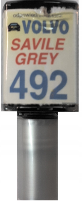VOLVO 492 SAVILE GREY LAKIER SAMOCHODOWY ZAPRAWKA DO RYS 10 ML ARASYSTEM