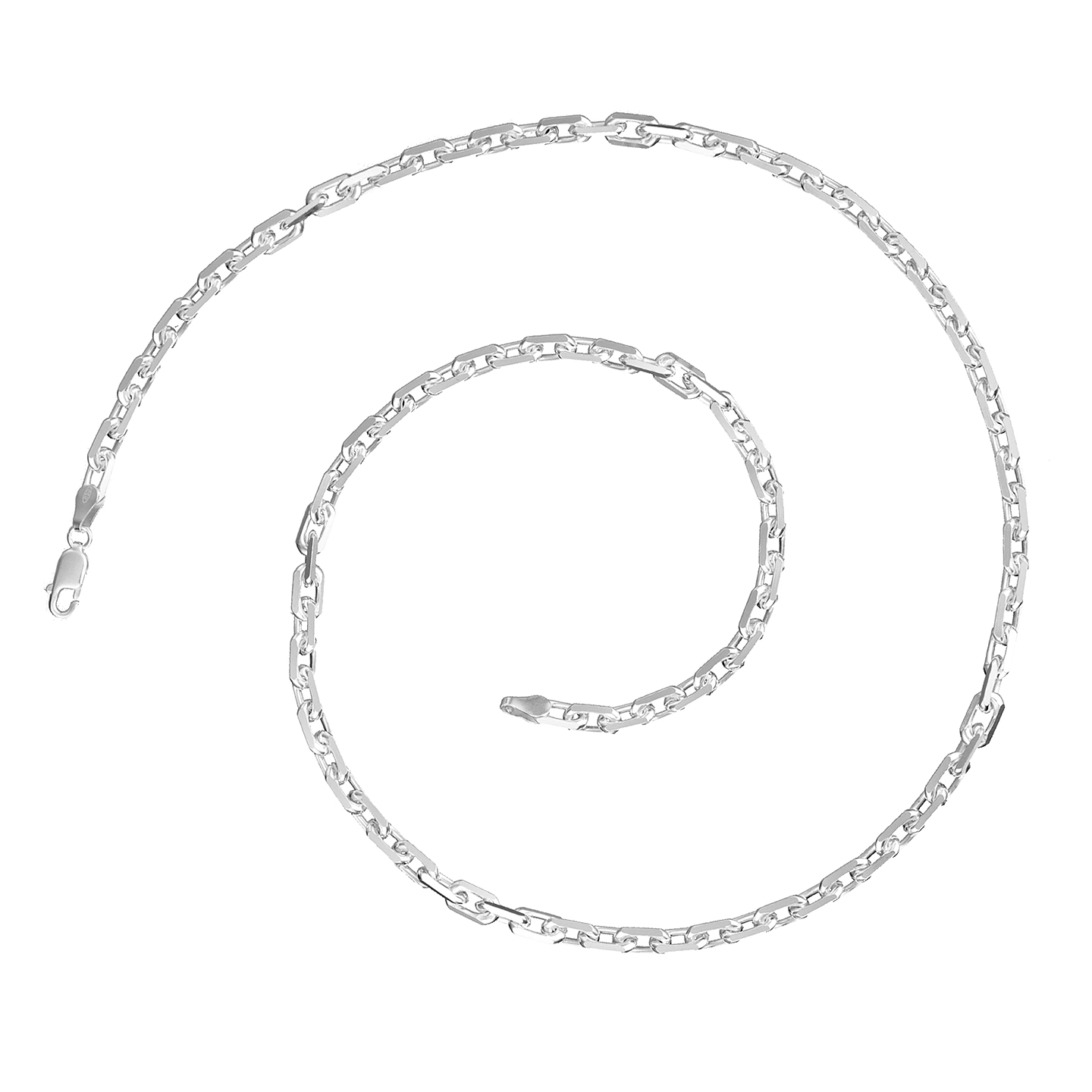 Stříbrný Řetízek Ankier 5 mm 55 CM