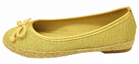 

Modne Espadryle Baleriny pantofle wsuwane 32-20cm