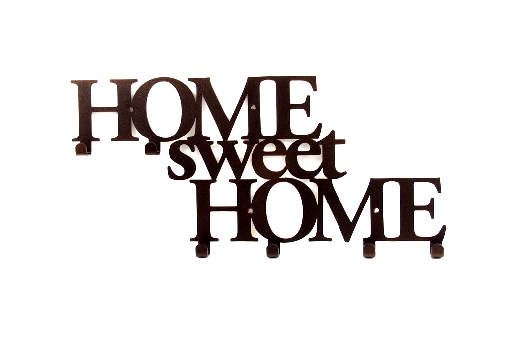 Věšák do předsíně na oblečení Home Sweet Home