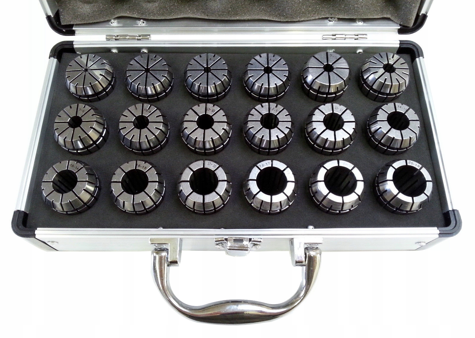 

Zestaw 18 Szt Oprawa Tulejki Zaciskowe ER32 3-20MM