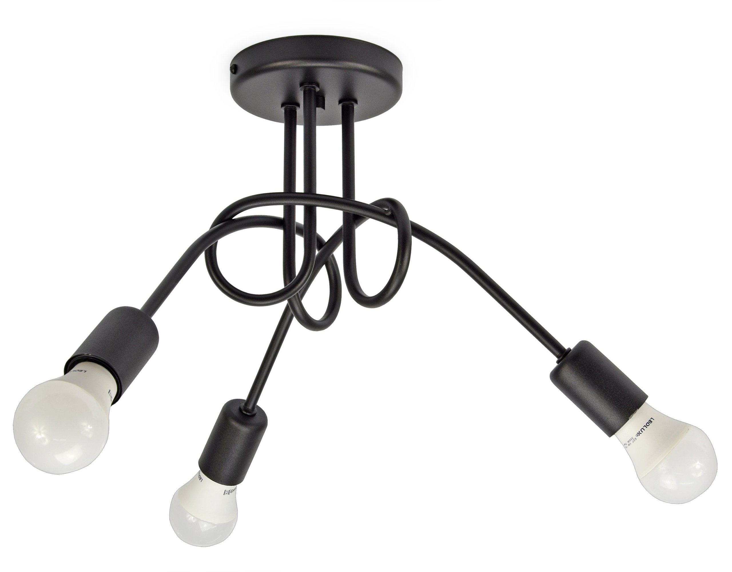ŻYRANDOL LAMPA NOWOCZESNA 261-3 3PŁ LOFT BLACK Kod producenta 261-3