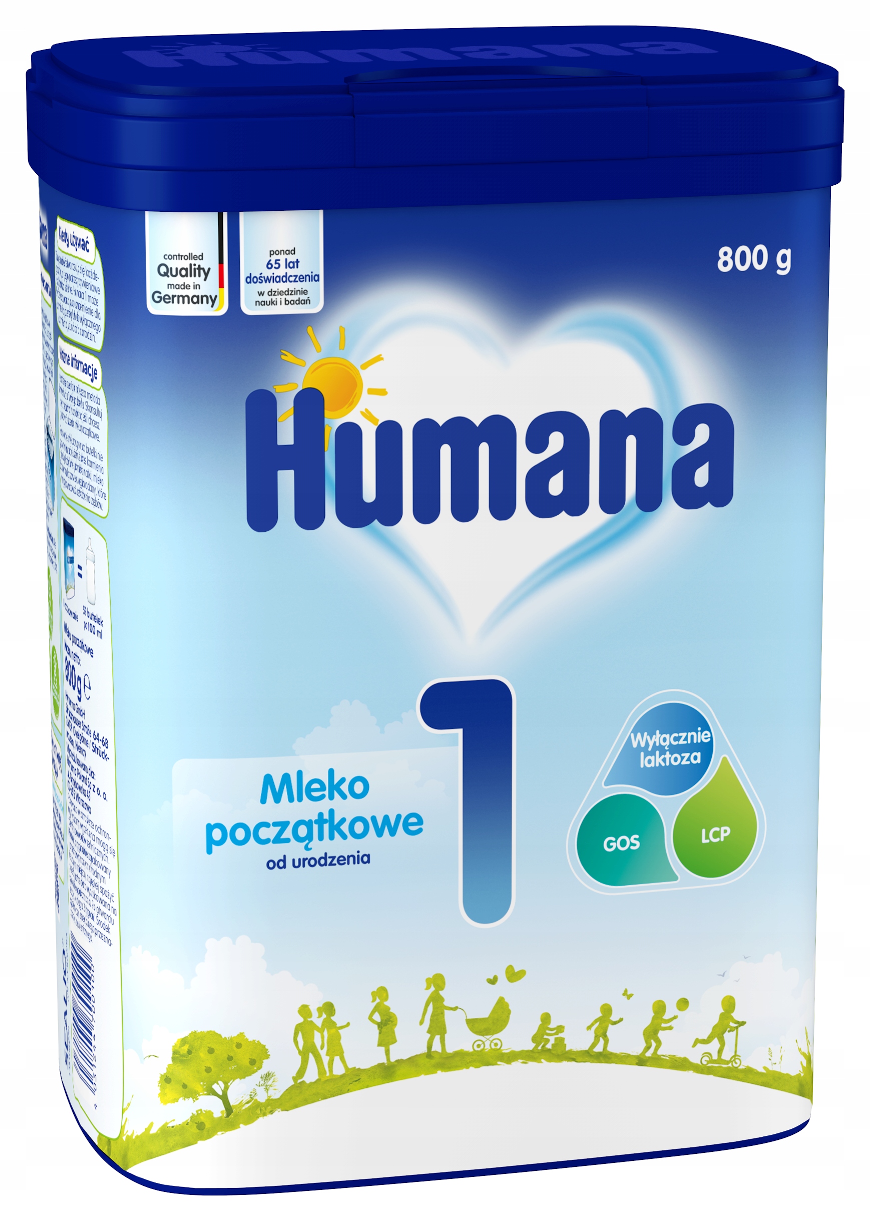 HUMANA 1 MLEKO POCZĄTKOWE OD URODZENIA 6 x 800G Marka Humana