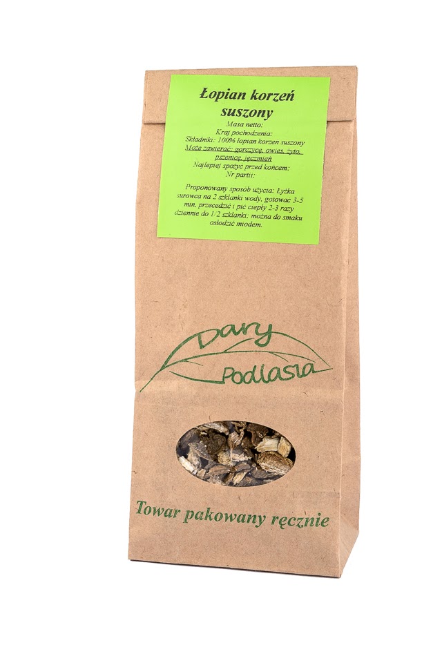 

Łopian korzeń Zioła 500g Dary Podlasia