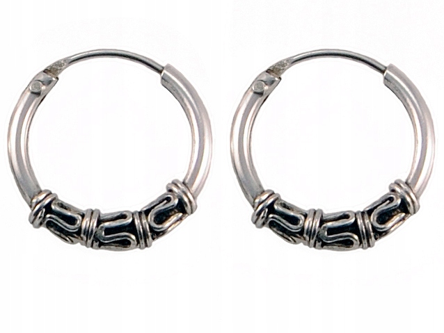 

Versil kolczyki kółka koła 12 mm Celtic srebro 925