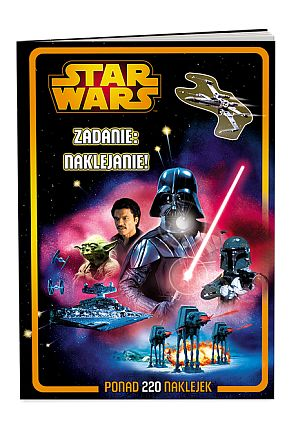

Star Wars. Kolorowanka. Zadanie: naklejanie!