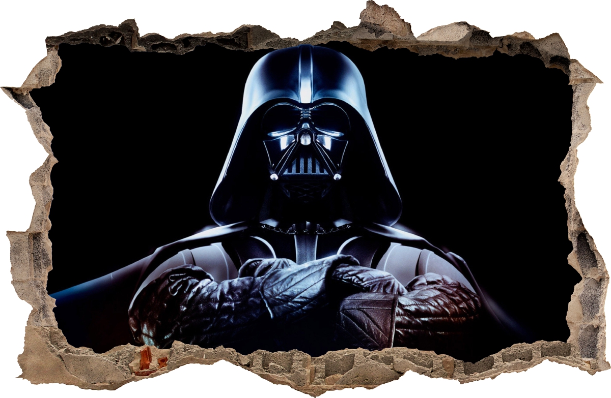 

Naklejki Na Ścianę Dziura Darth Vader 63 115x75 cm