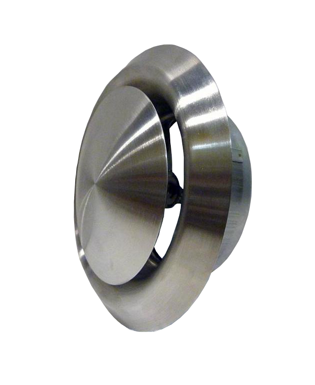 Anemostat s rámečkem fi 200 KCN-200 broušený