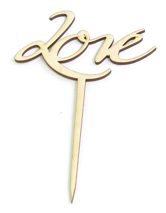 

Dekor Love Topper Toper Decoupage Na Tort ZO76