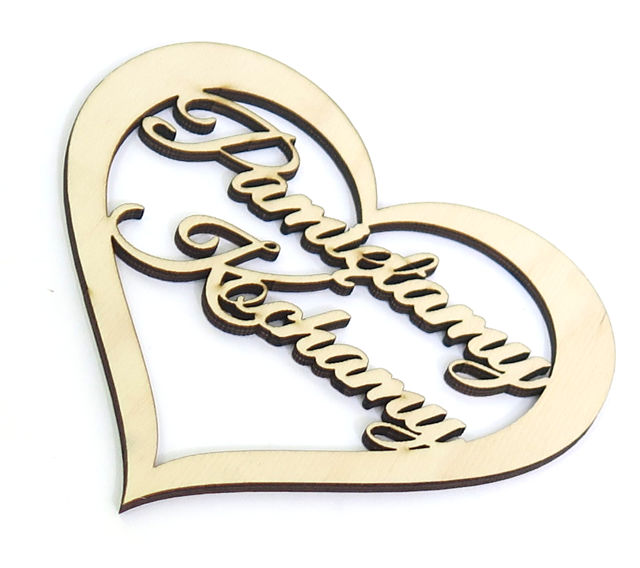 NAPIS DEKOR SERCE Pamiętamy Kochamy 13x13cm RZ48 Kod producenta RZ48