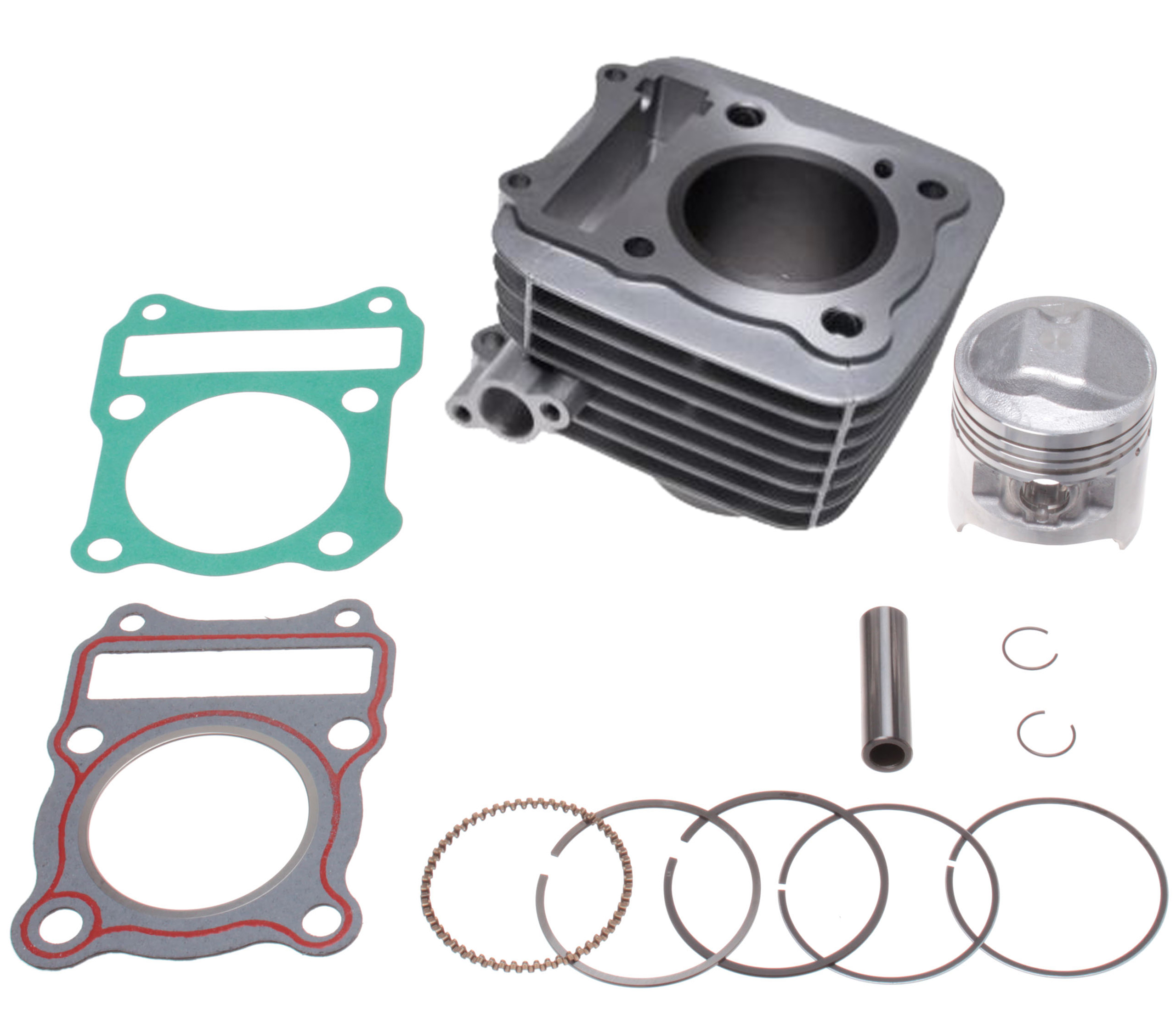 43242CY - ЦИЛИНДР 57,00 ПОРШНЕВЫЕ КОЛЬЦА SUZUKI GN125 EURO2