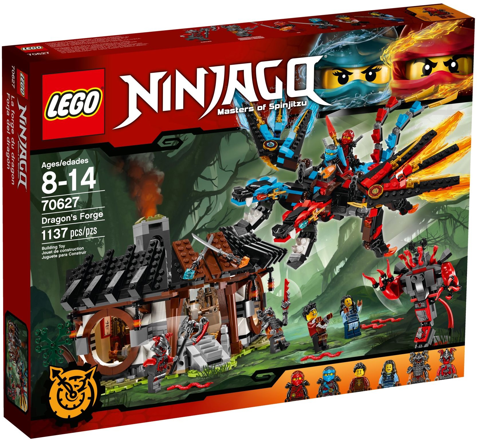 LEGO NINJAGO 70632 ЧЕРНЫЙ РОБОТ COLE SHOCK MECH купить с доставкой