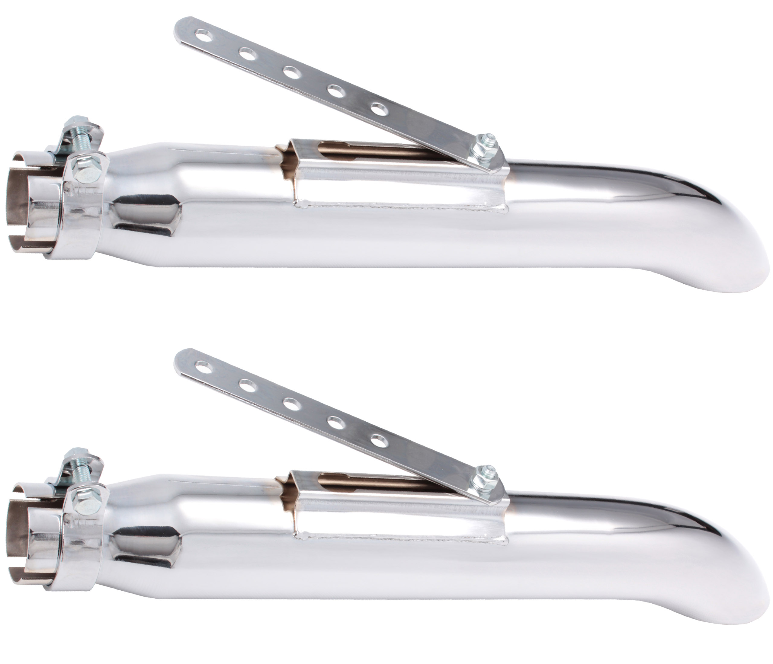 44564235323 - ГЛУШНИК ВИХЛОПНИХ ГАЗІВ ГУЧНИЙ YAMAHA HONDA CHOPPER 2 ШТ.