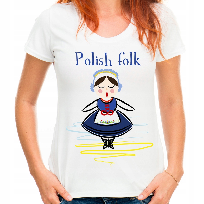 

Koszulka polish folk folkowa pamiątka z Polski XL